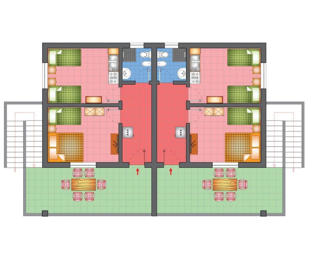 Vila Gridi- Apartamente Me Qera 스필 외부 사진